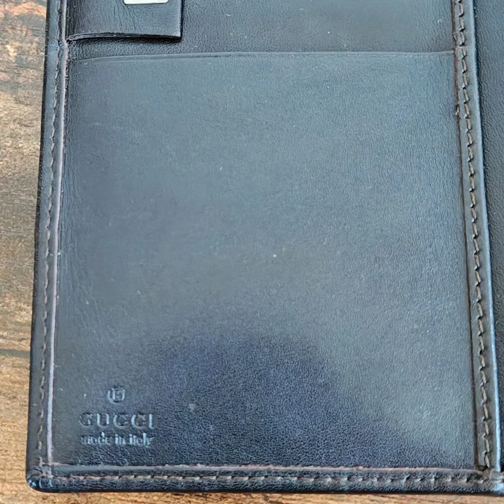 Vintage GUCCI Canvas Continental Wallet - Picture 2 of 15